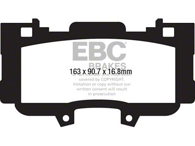EBC Brakes Redstuff Brake Pad Sets Fronts Only - DP33042C