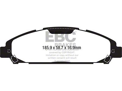 EBC Brakes Redstuff Brake Pad Sets Fronts Only - DP33039C