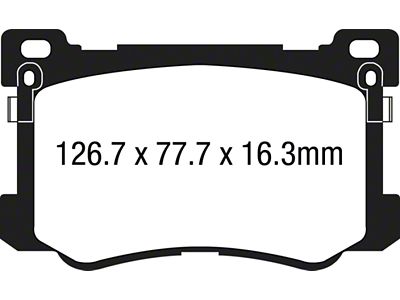 EBC Brakes Ultimax2 Brake Pad Sets Fronts Only - UD1799