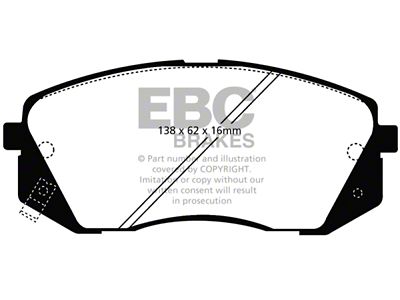 EBC Brakes Greenstuff Brake Pad Sets Fronts Only - DP21809