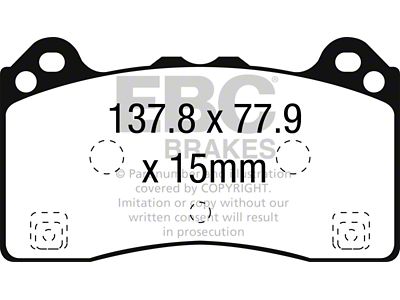 EBC Brakes Bluestuff Brake Pad Sets Fronts Only - DP52274NDX