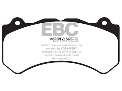 EBC Brakes Redstuff Brake Pad Sets Fronts Only - DP31853C