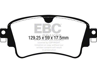 EBC Brakes Yellowstuff Brake Pad Sets Rears Only - DP42254R