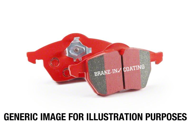 EBC® DP31513/3C Front Redstuff Ceramic Low Dust Aramid Fiber Ceramic Brake Pad Set - View #3