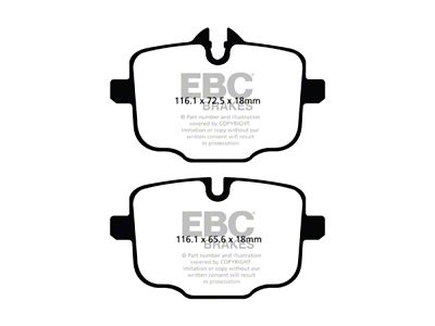 EBC Brakes Ultimax2 Brake Pad Sets Rears Only - UD1469
