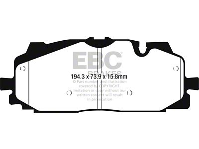 EBC Brakes Redstuff Brake Pad Sets Fronts Only - DP32277C