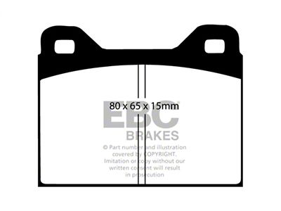 EBC Brakes Ultimax2 Brake Pad Sets Rears Only - UD2135
