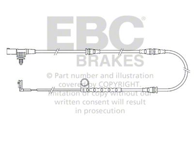 EBC Brakes Wear Leads Fronts Only - EFA125