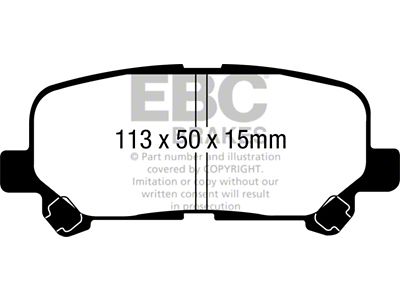 EBC Brakes Bluestuff Brake Pad Sets Rears Only - DP51802NDX