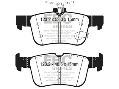 EBC Brakes Ultimax2 Brake Pad Sets Rears Only - UD1834