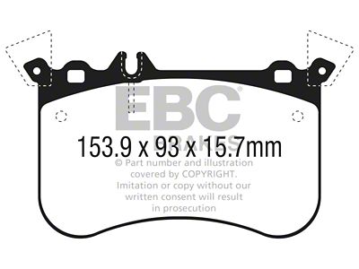 EBC Brakes Redstuff Brake Pad Sets Fronts Only - DP32311C