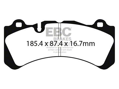 EBC Brakes Yellowstuff Brake Pad Sets Fronts Only - DP4071R