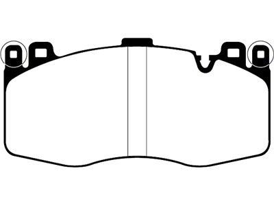 EBC Brakes Redstuff Brake Pad Sets Fronts Only - DP32370C