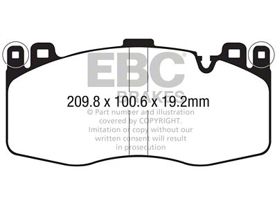 EBC Brakes Bluestuff Brake Pad Sets Fronts Only - DP52370NDX