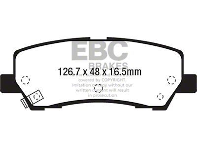 EBC Brakes Bluestuff Brake Pad Sets Rears Only - DP53041NDX
