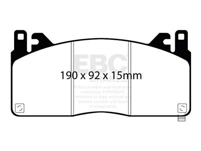 EBC Brakes Bluestuff Brake Pad Sets Fronts Only - DP53055NDX