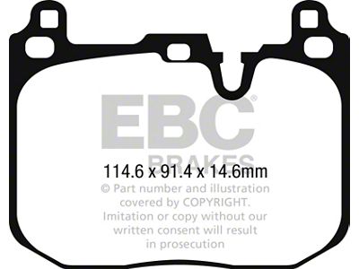 EBC Brakes Redstuff Brake Pad Sets Fronts Only - DP32271C