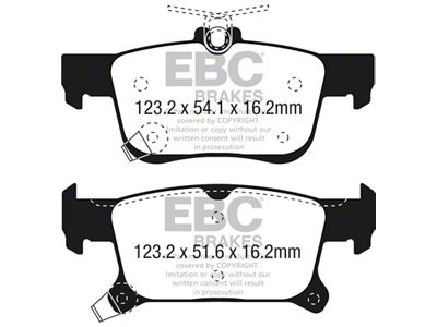 EBC Brakes Greenstuff Brake Pad Sets Rears Only - DP23069