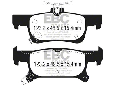 EBC Brakes Yellowstuff Brake Pad Sets Rears Only - DP43079R