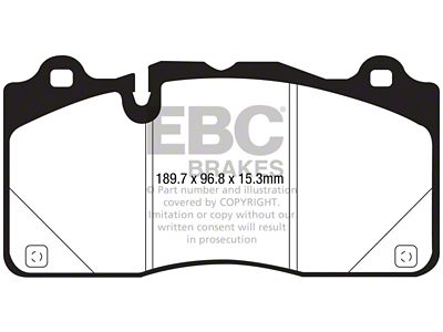 EBC Brakes Bluestuff Brake Pad Sets Fronts Only - DP53050NDX