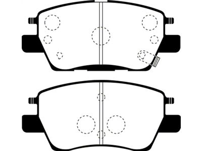 EBC Brakes Ultimax2 Brake Pad Sets Fronts Only - UD1844