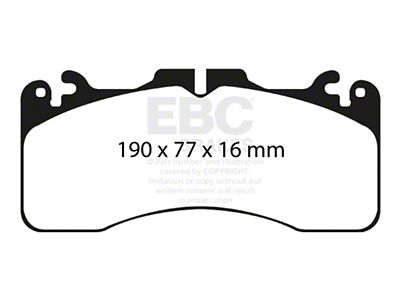 EBC Brakes Bluestuff Brake Pad Sets Fronts Only - DP51867NDX