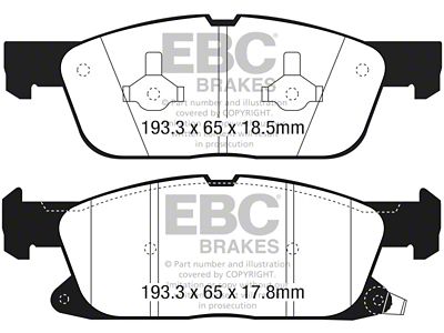EBC Brakes Redstuff Brake Pad Sets Fronts Only - DP33072C