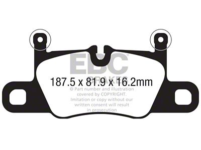 EBC Brakes Bluestuff Brake Pad Sets Rears Only - DP52371NDX