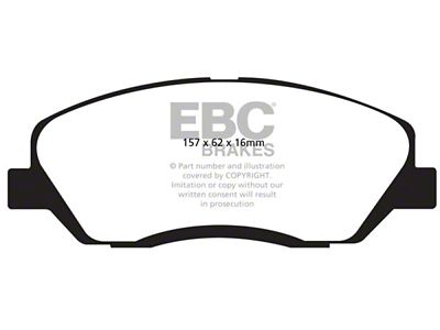 EBC Brakes Ultimax2 Brake Pad Sets Fronts Only - UD1917