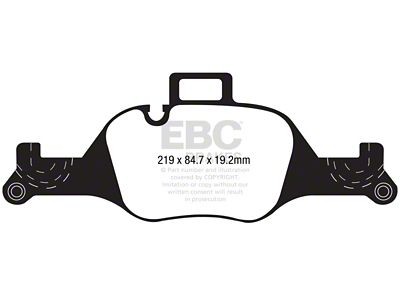 EBC Brakes Redstuff Brake Pad Sets Fronts Only - DP32289C