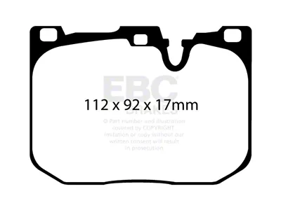 EBC Brakes Bluestuff Brake Pad Sets Fronts Only - DP52130NDX