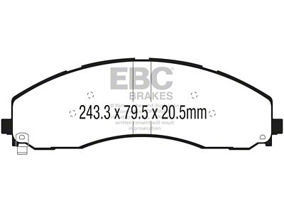 EBC Brakes Yellowstuff Brake Pad Sets Front & Rear - DP43078R