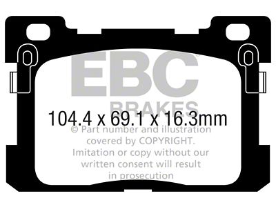 EBC Brakes Redstuff Brake Pad Sets Rears Only - DP33077C