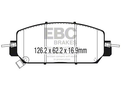 EBC Brakes Yellowstuff Brake Pad Sets Fronts Only - DP43084R
