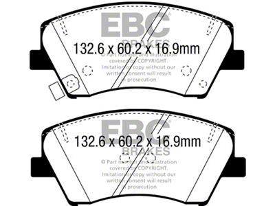 EBC Brakes Yellowstuff Brake Pad Sets Fronts Only - DP43075R