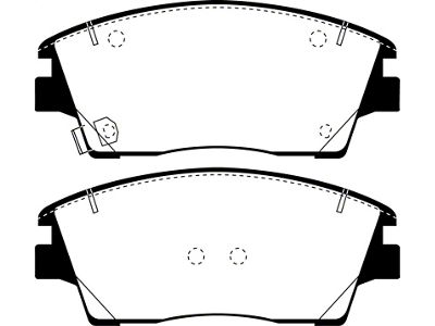 EBC Brakes Redstuff Brake Pad Sets Fronts Only - DP33053C