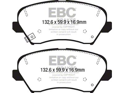 EBC Brakes Yellowstuff Brake Pad Sets Fronts Only - DP42232R