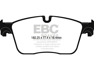EBC Brakes Ultimax2 Brake Pad Sets Fronts Only - UD1861