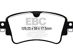 EBC Brakes Redstuff Brake Pad Sets Rears Only - DP32254C