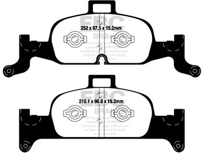 EBC Brakes Yellowstuff Brake Pad Sets Fronts Only - DP42290R
