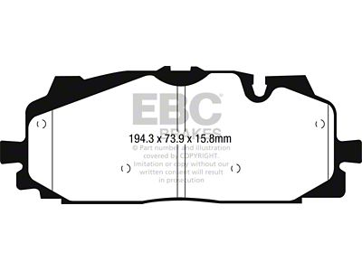 EBC Brakes Bluestuff Brake Pad Sets Fronts Only - DP52277NDX