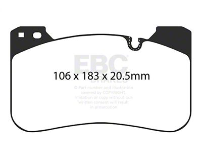EBC Brakes Bluestuff Brake Pad Sets Fronts Only - DP52331NDX