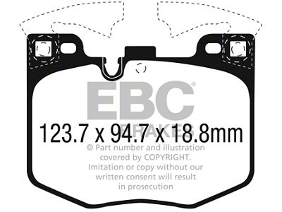 EBC Brakes Greenstuff Brake Pad Sets Fronts Only - DP62302