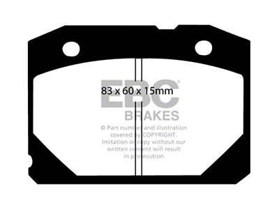 EBC Brakes Ultimax2 Brake Pad Sets Rears Only - UD2172
