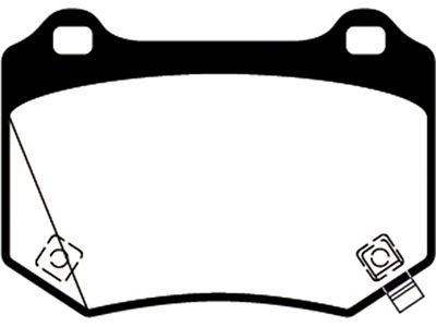 EBC Brakes Bluestuff Brake Pad Sets Rears Only - DP52361NDX