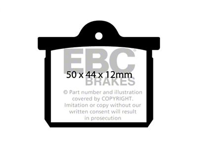 EBC Brakes Ultimax2 Brake Pad Sets Fronts Only - UD2137