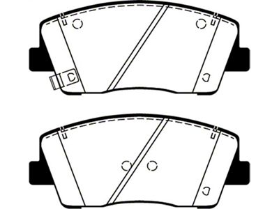 EBC Brakes Greenstuff Brake Pad Sets Fronts Only - DP22358