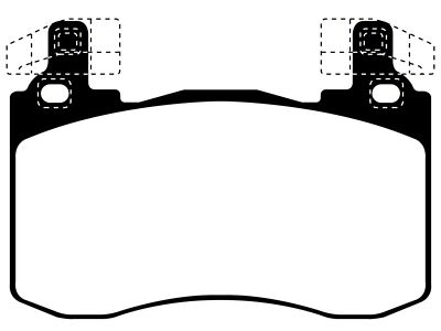 EBC Brakes Yellowstuff Brake Pad Sets Fronts Only - DP42356R