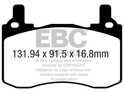 EBC Brakes Yellowstuff Brake Pad Sets Rears Only - DP42357R
