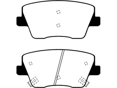 EBC Brakes Greenstuff Brake Pad Sets Rears Only - DP22344